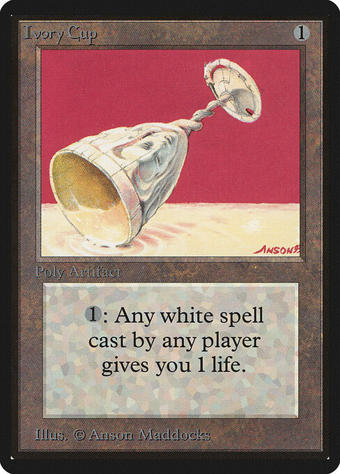 Copa de marfil — Limited Edition Beta