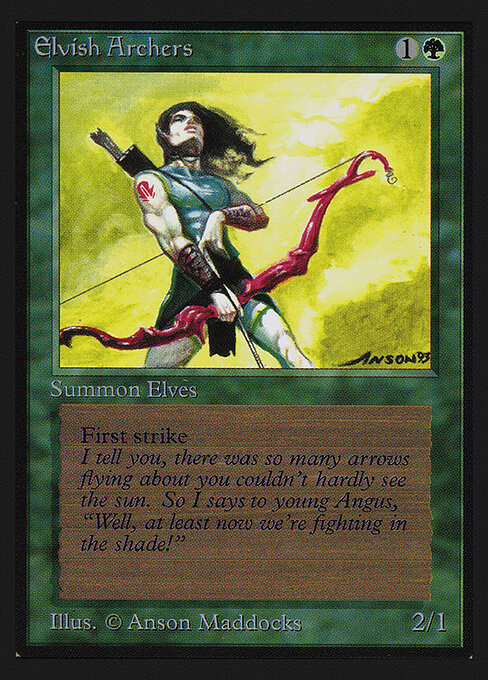 Arqueros élficos — Intl. Collectors' Edition