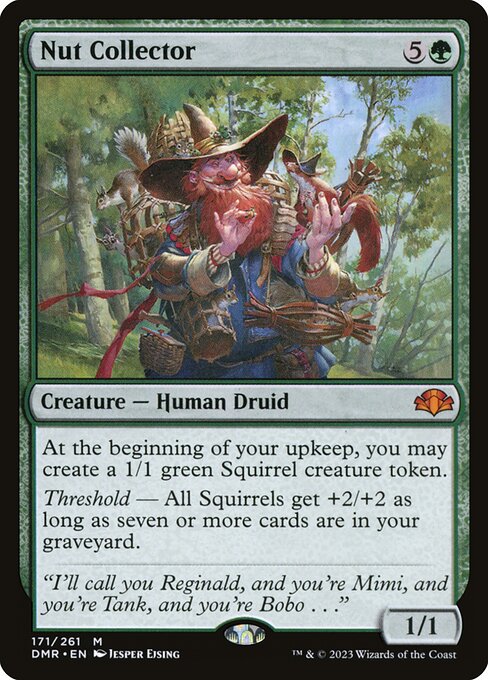 Carta Recolector de nueces — Dominaria Remastered · DMR · #171