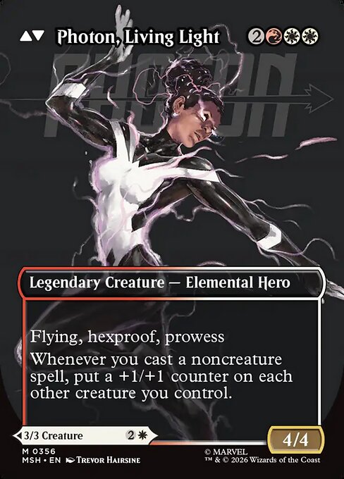 Monica Rambeau // Photon, Living Light (cara trasera)
