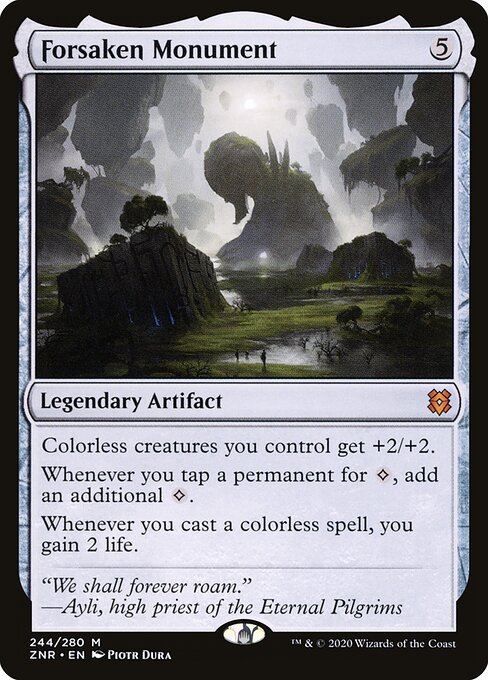 Carta Monumento abandonado — Zendikar Rising · ZNR · #244