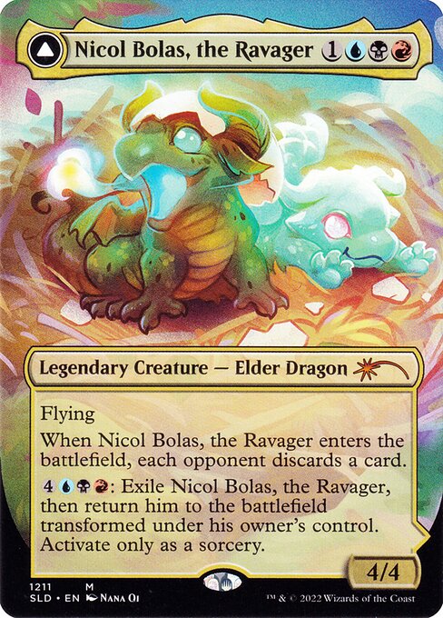 Nicol Bolas, the Ravager // Nicol Bolas, the Arisen — Secret Lair Drop