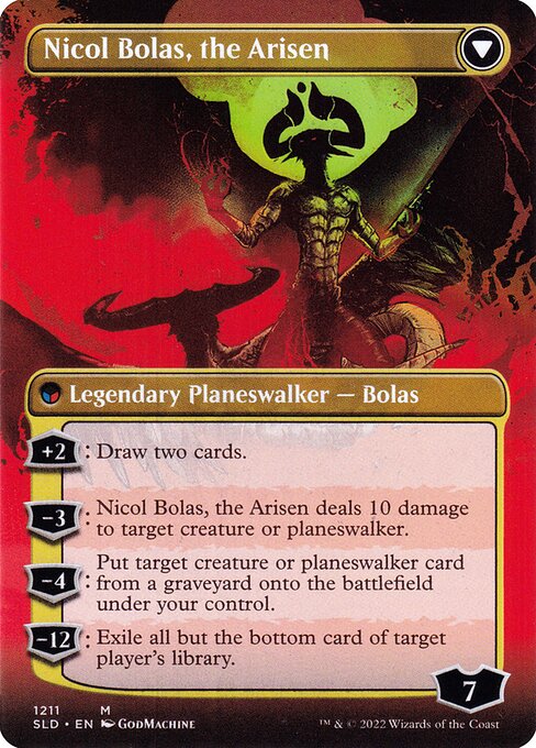 Nicol Bolas, the Ravager // Nicol Bolas, the Arisen (cara trasera)