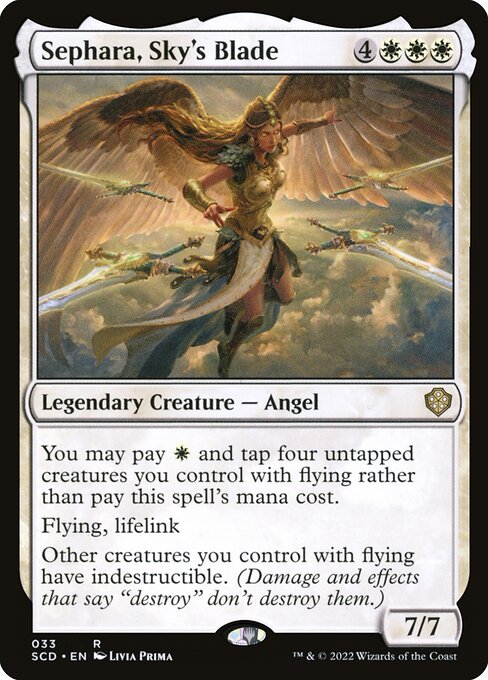 Carta Sephara, Acero Celestial — Starter Commander Decks · SCD · #33
