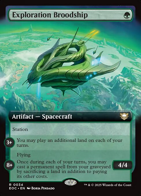 Carta Progenave exploradora — Edge of Eternities Commander · EOC · #34