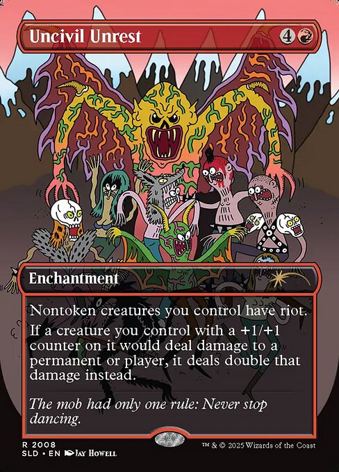 Carta Disturbios incívicos — Secret Lair Drop · SLD · #2008
