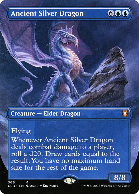 Dragón de plata anciano — Commander Legends: Battle for Baldur's Gate