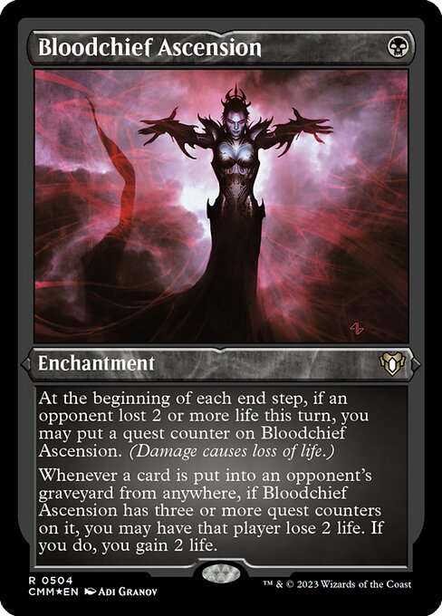 Ascenso del jefe de sangre — Commander Masters