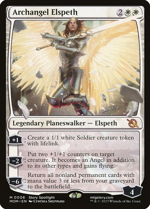 Carta Arcángel Elspeth — March of the Machine · MOM · #6