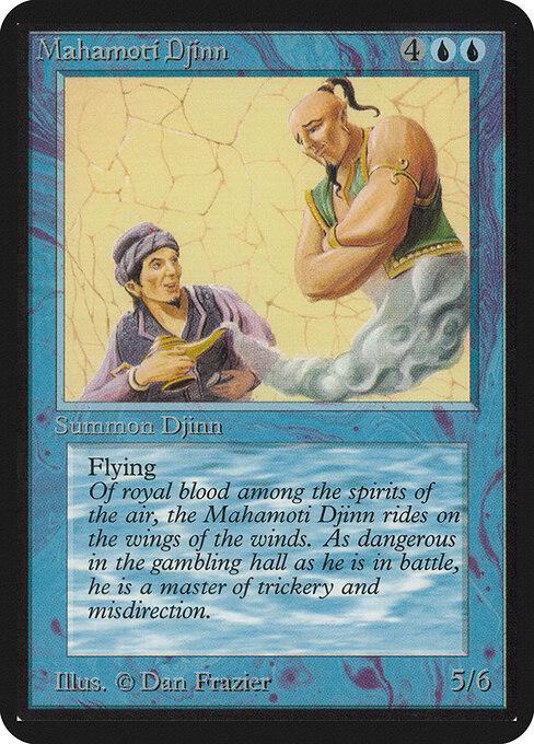 Carta Djinn Mahamoti — Limited Edition Alpha · LEA · #64