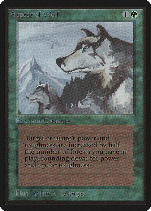 Carta Aspecto de lobo — Limited Edition Beta · LEB · #185