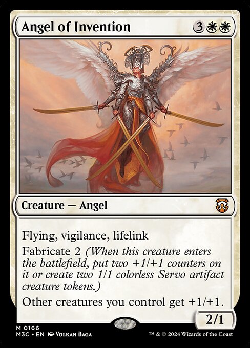 Carta Ángel de la invención — Modern Horizons 3 Commander · M3C · #166