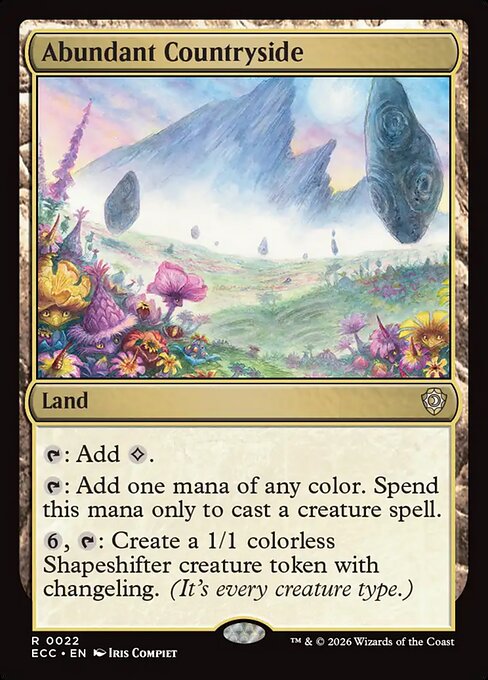Campo abundante — Lorwyn Eclipsed Commander