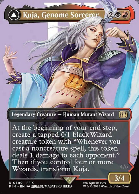 Kuja, Genome Sorcerer // Trance Kuja, Fate Defied (cara frontal)