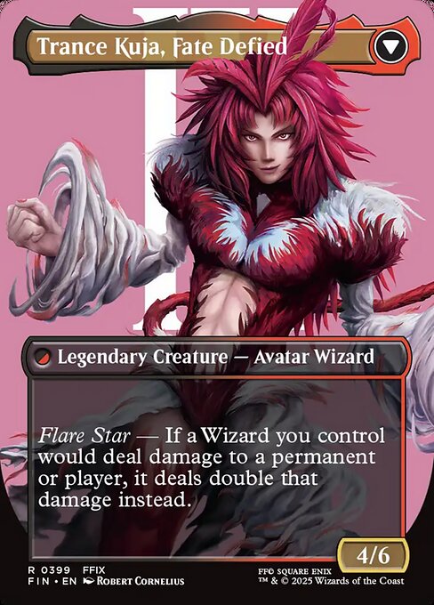 Kuja, Genome Sorcerer // Trance Kuja, Fate Defied (cara trasera)