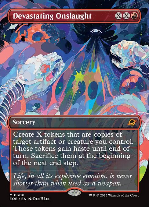 Carta Ataque devastador — Edge of Eternities · EOE · #308