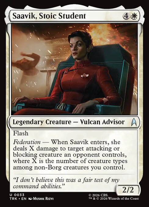 Carta Saavik, Stoic Student — Star Trek · TRK · #33