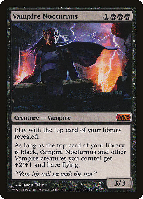 Nócturnus vampiro — Duels of the Planeswalkers 2013 Promos