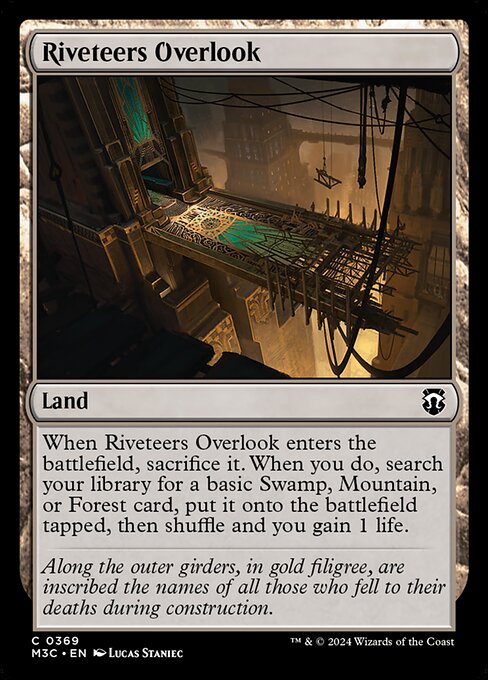 Carta Mirador de los Remachadores — Modern Horizons 3 Commander · M3C · #369