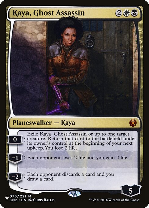Carta Kaya, Ghost Assassin — The List · PLST · #CN2-75