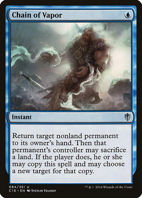 Cadena de vapor — Commander 2016