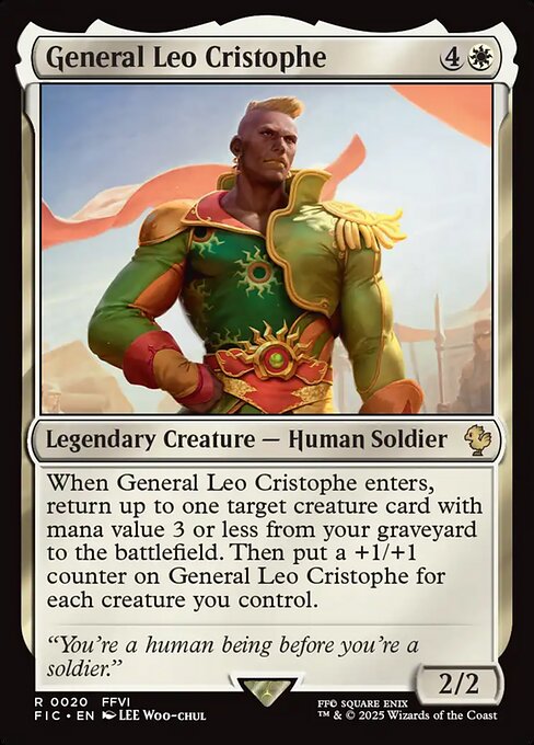 Carta General Leo Cristophe — Final Fantasy Commander · FIC · #20