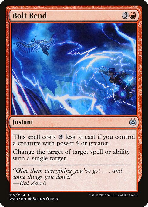 Carta Doblegar el rayo — War of the Spark · WAR · #115