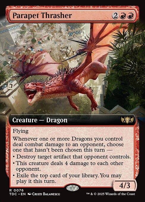 Destructor de parapetos — Tarkir: Dragonstorm Commander