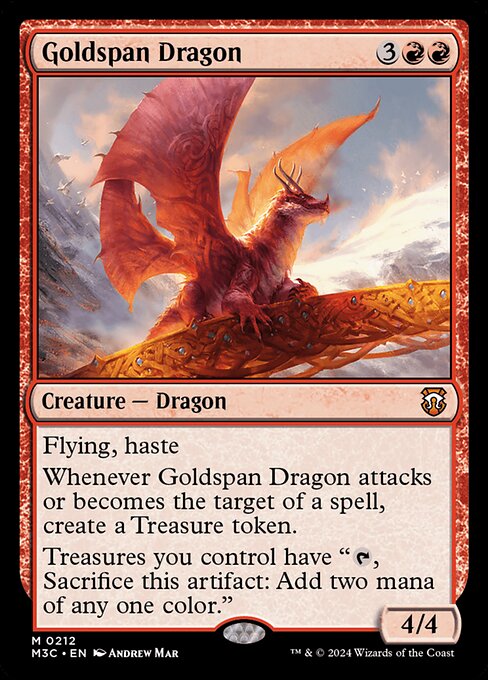 Dragón del puente dorado — Modern Horizons 3 Commander