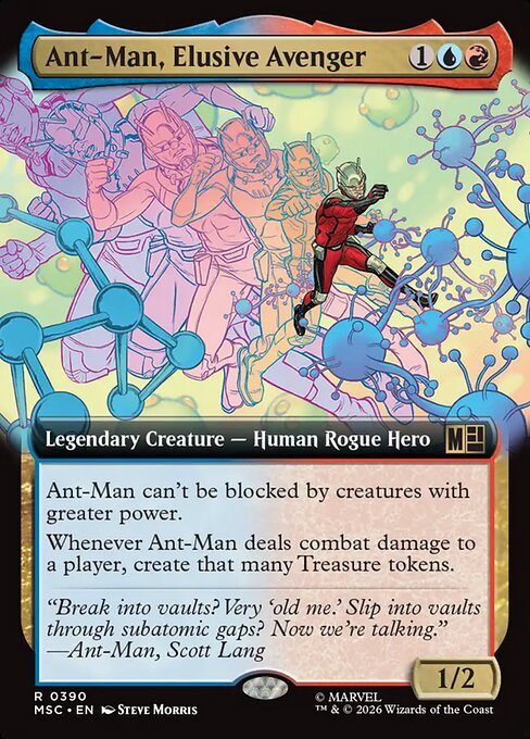 Carta Hombre Hormiga, vengador esquivo — Marvel Super Heroes Commander · MSC · #390