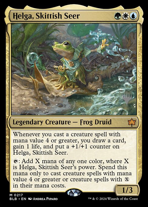 Helga, vidente inquieta — Bloomburrow Promos