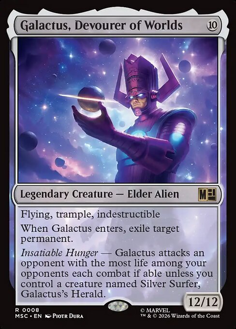 Galactus, Devorador de Mundos — Marvel Super Heroes Commander
