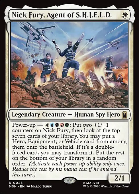 Nick Furia, agente de S.H.I.E.L.D. — Marvel Super Heroes