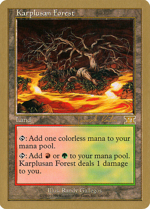 Foresta karplusana — World Championship Decks 2000
