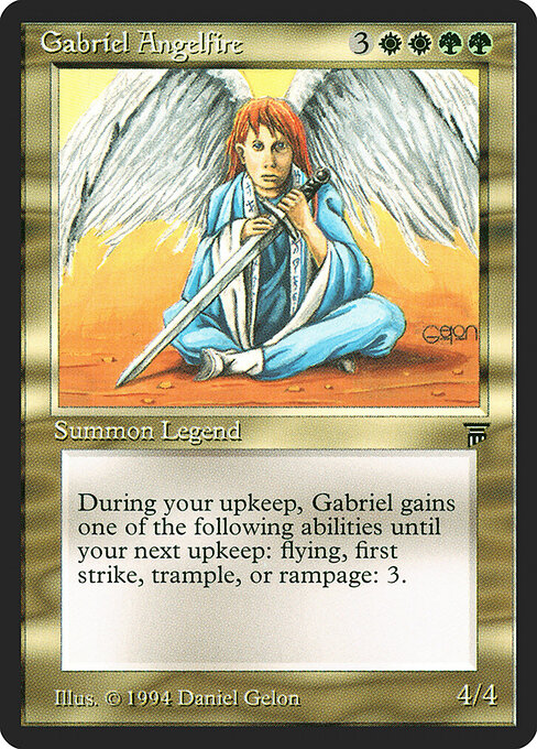 Gabriel Angelfire — Legends