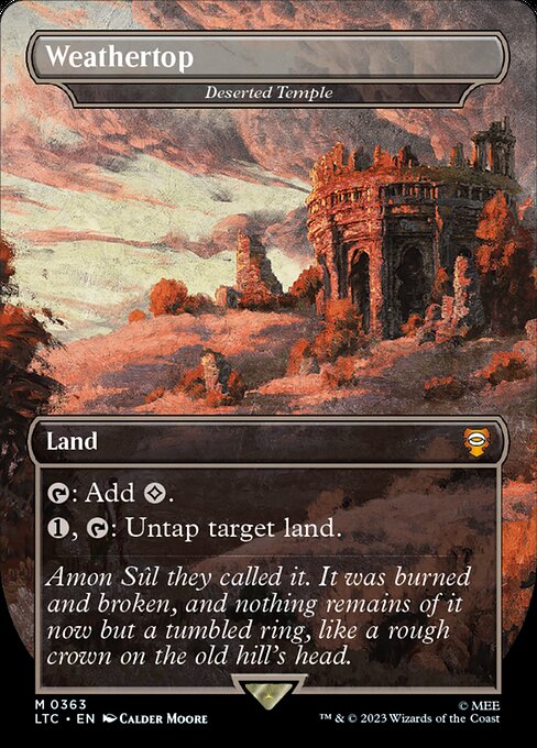 Templo desierto — Tales of Middle-earth Commander
