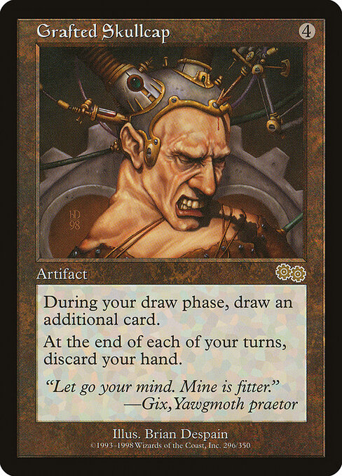 Carta Casquete injertado — Urza's Saga · USG · #296