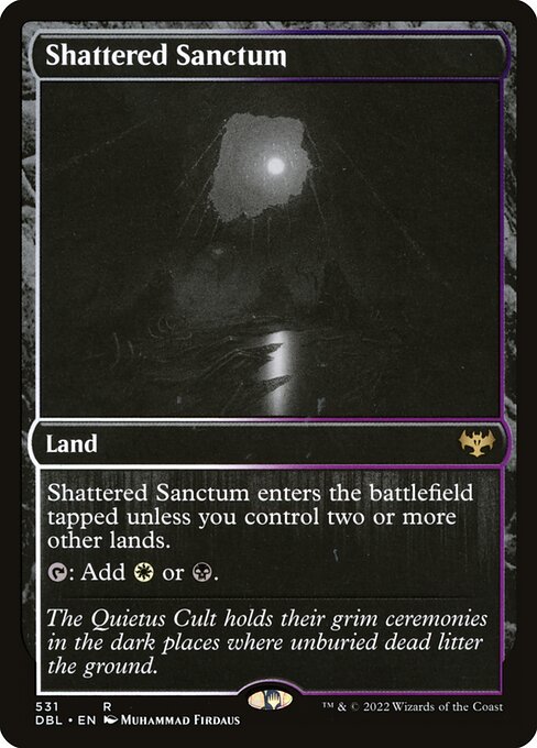 Carta Santuario destruido — Innistrad: Double Feature · DBL · #531