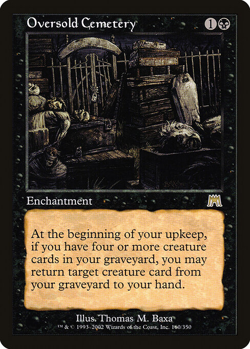 Carta Cementerio sobrevendido — Onslaught · ONS · #160