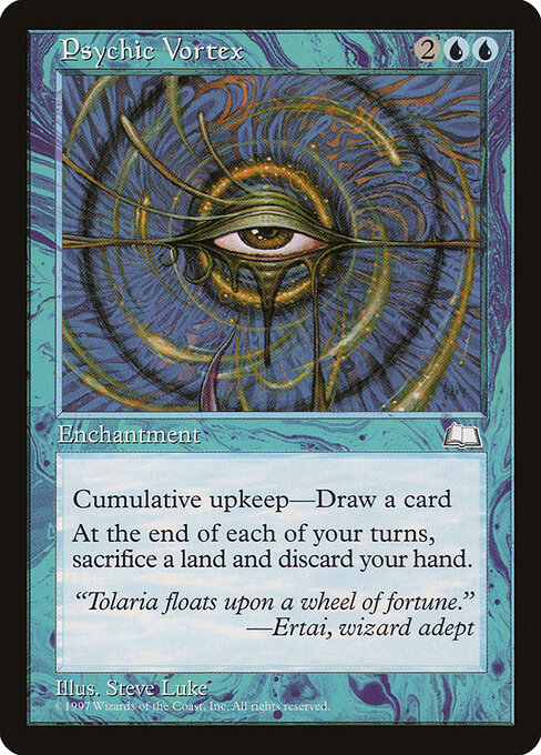 Carta Vórtice psíquico — Weatherlight · WTH · #50