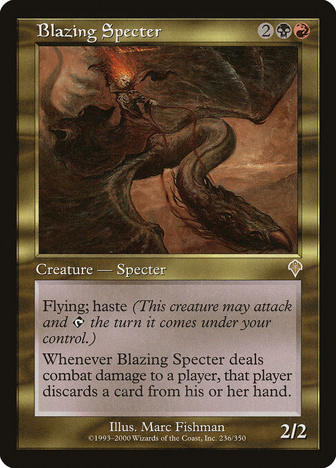 Carta Espectro Llameante — Invasion · INV · #236