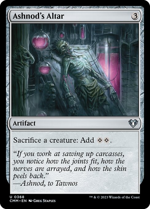 Altar de Ashnod — Commander Masters