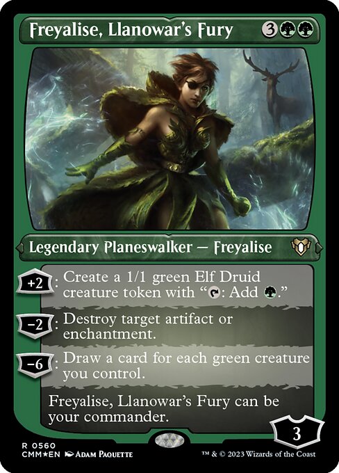 Freyalise, furia de Llanowar — Commander Masters