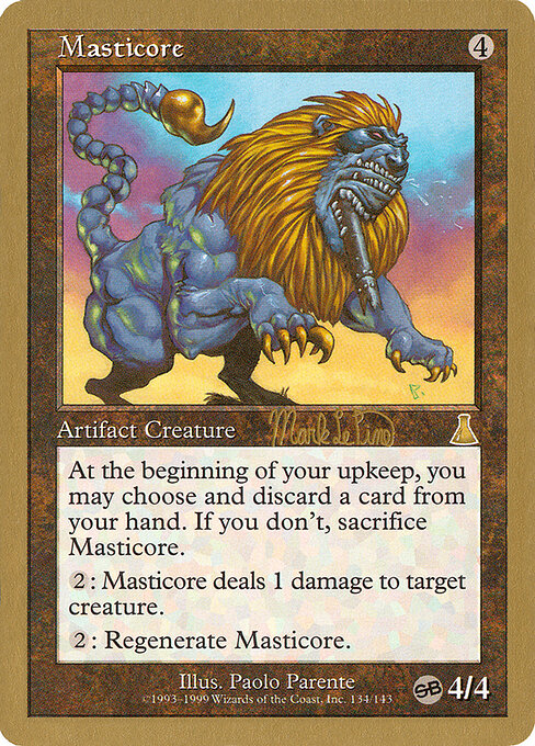 Masticore — World Championship Decks 1999