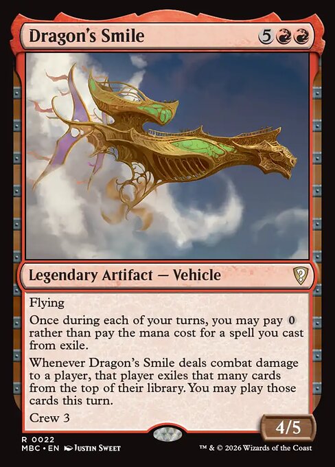 Carta Dragon's Smile — Mystery Booster Commander Edition · MBC · #22