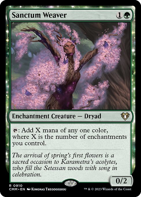 Tejedora del santuario — Commander Masters