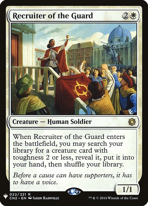 Reclutadora de la guardia — The List
