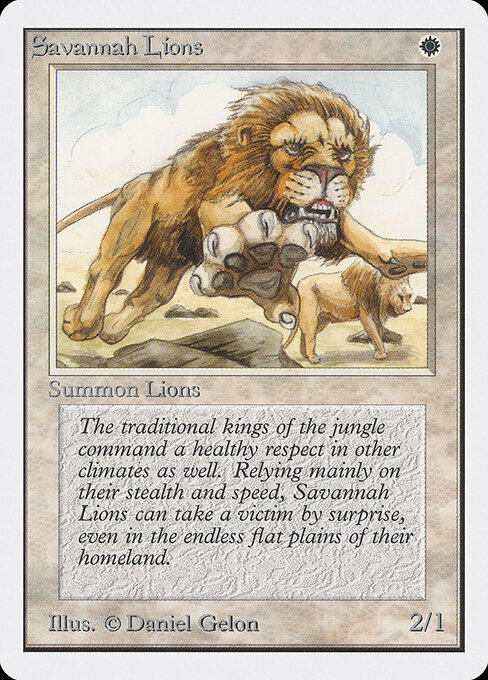 Leones de la sabana — Unlimited Edition