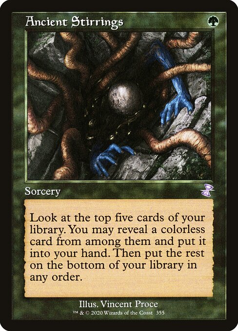 Carta Agitamiento antiguo — Time Spiral Remastered · TSR · #355