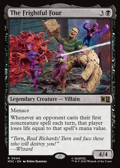 Los Cuatro Terribles — Marvel Super Heroes Commander